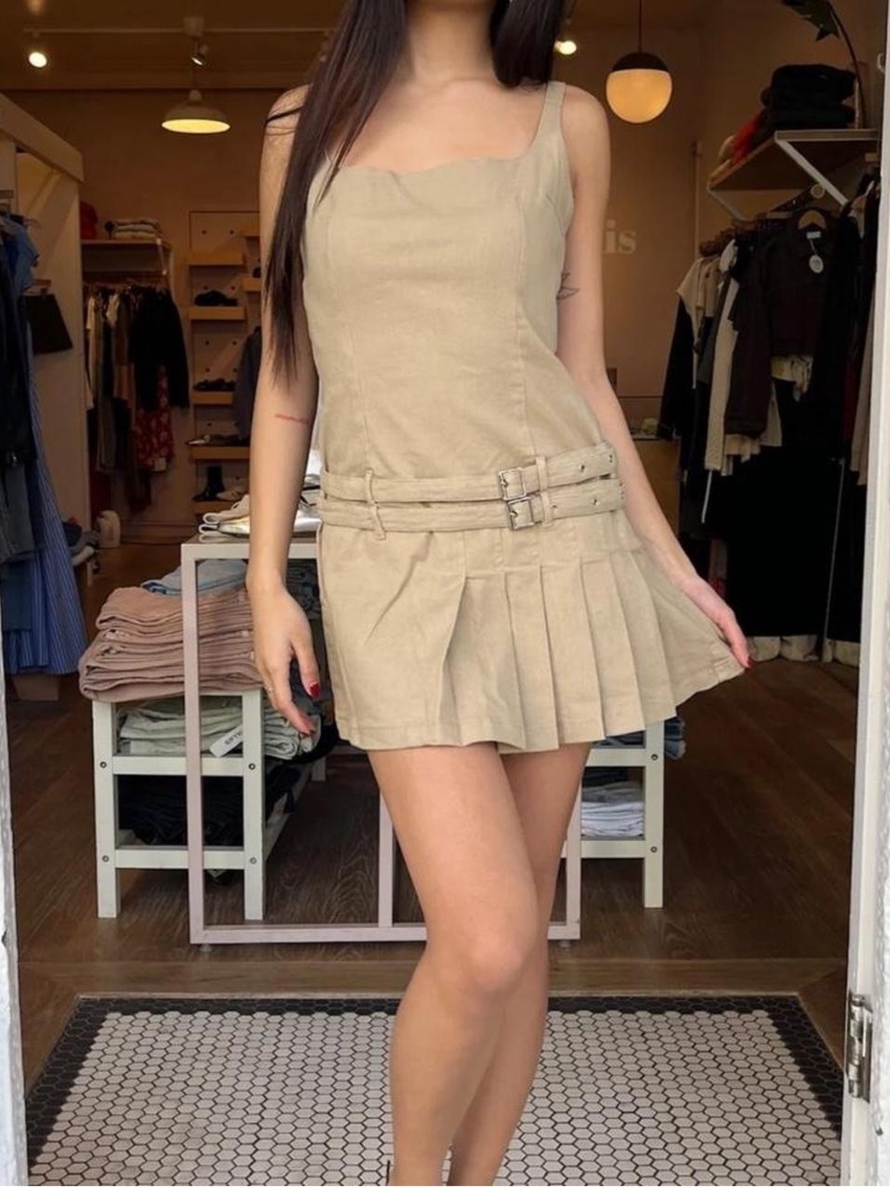 Edit by Nine Double Belt Dress